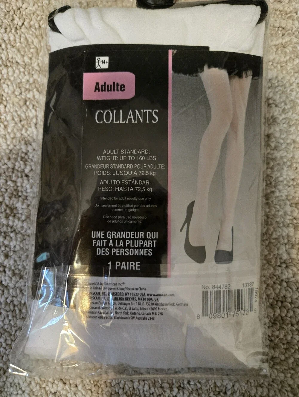 Adult White Tights - One Size